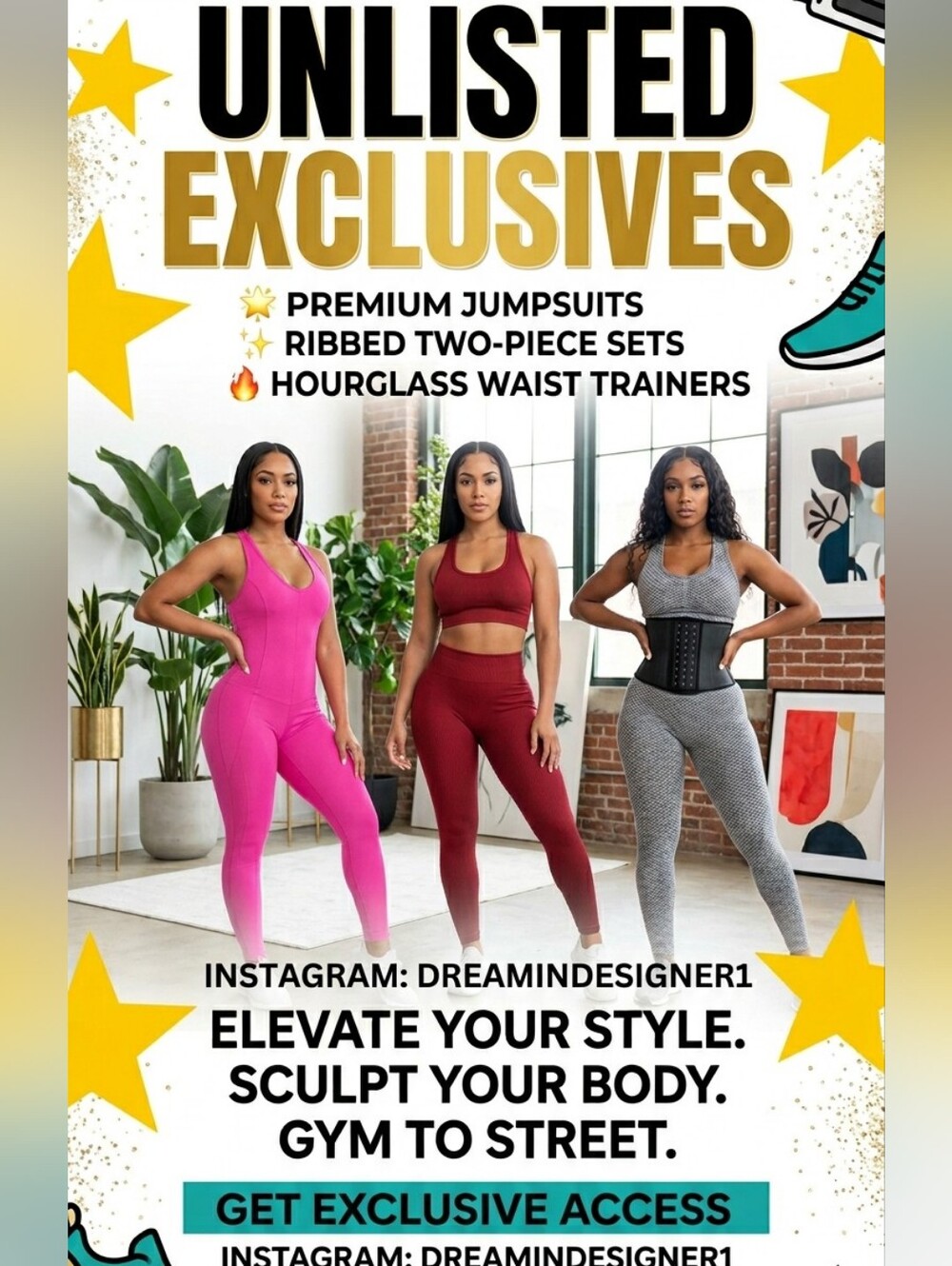 LIVE SHOW LISTING! Unlisted Athletic Wear!